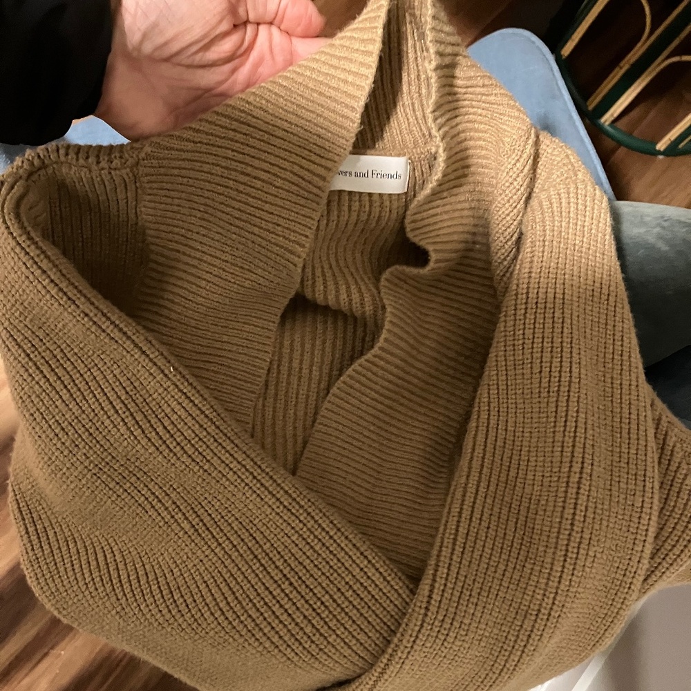 REVOLVE Lovers and Friends Carmen Cardigan in Beige